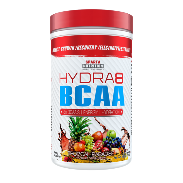 sparta nutrition hydra8 bcaa tropical